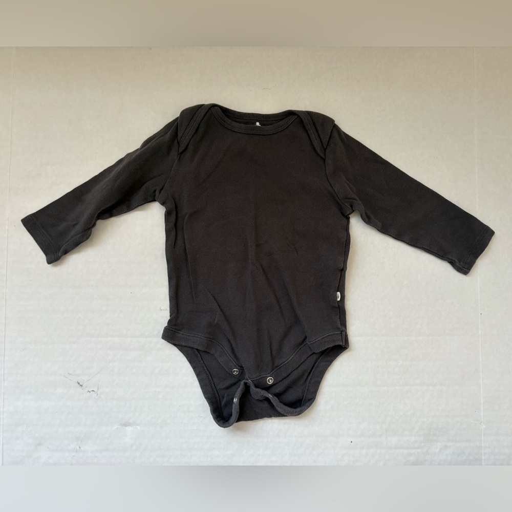 Baby Gap Bundle of 6 Long Sleeve Bodysuits Cotton Sz 12-18M Blue Gray Henley - Picture 3 of 9